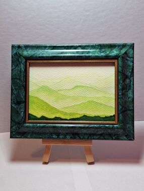 "Shamrock Meadow" Hand-painted watercolor painting